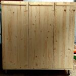 Mobile Lavatrice in legno di abete da interno e esterno - immagine 4